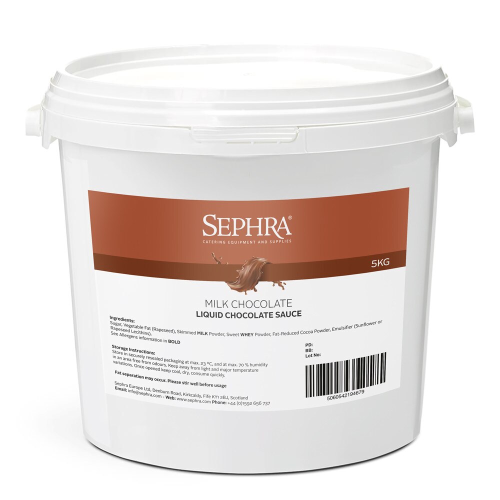 Sephra Liquid Chocolate - Milk 5kg